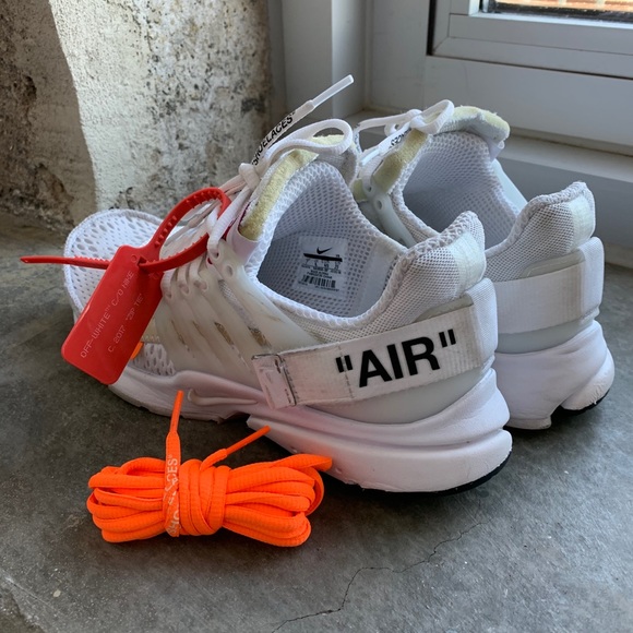 Nike | Shoes | Offwhite X Air Prestos In White 28 Nike | Poshmark